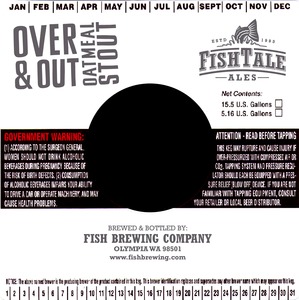 Fish Tale Ales Over & Out Oatmeal Stout