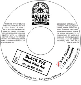 Ballast Point Brewing Company Black Eye