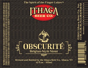 Ithaca Beer Company Obscurite December 2013