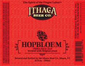 Ithaca Beer Company Hopbloem IPA December 2013