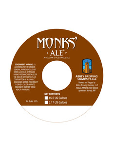 Abbey Brewing Company Monks' Ale