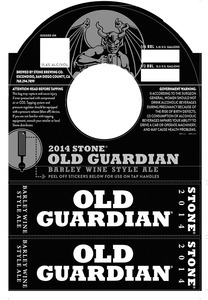 Stone Brewing Co Old Guardian December 2013