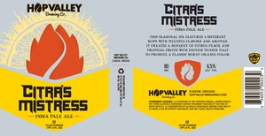 Hop Valley Brewing Co. Citra's Mistress