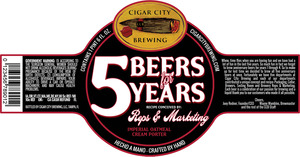 5 Beers For 5 Years December 2013