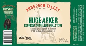 Anderson Valley Brewing Company Huge Arker December 2013