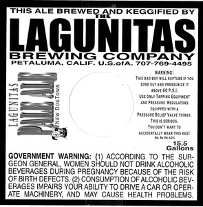 The Lagunitas Brewing Company New Dogtown Pale December 2013