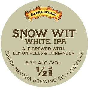 Sierra Nevada Snow Wit White IPA December 2013