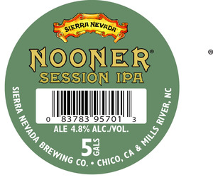 Sierra Nevada Nooner Session IPA December 2013