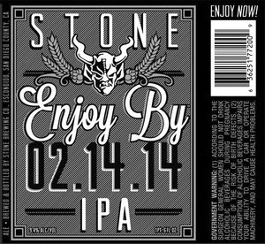 Stone Enjoy By IPA December 2013