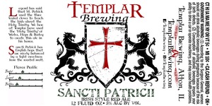 Templar Brewing Sancti Patricii Irish Style Red January 2014