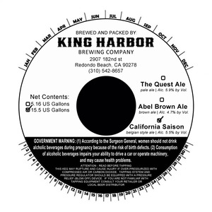 King Harbor Brewing Company December 2013