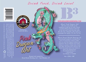 Broad Brook Brewing Company Pink Dragon Wit December 2013