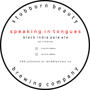 Stubborn Beauty Brewing Company Speaking In Tongues