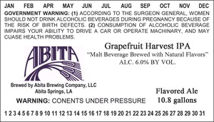 Abita Grapefruit Harvest IPA