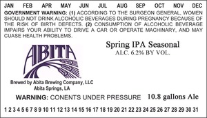 Abita Spring IPA Seasonal December 2013