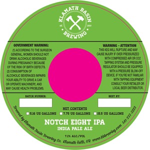 Klamath Basin Brewing Co. Notch Eight IPA