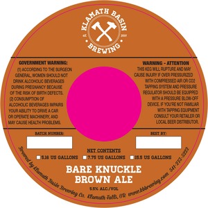 Klamath Basin Brewing Co. Bare Knuckle Brown