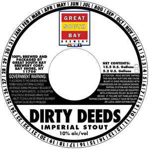 Great South Bay Brewery Dirty Deeds