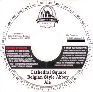 Cathedral Square Brewery Belgian Style Abbey