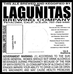 The Lagunitas Brewing Company Lagunitas Sucks