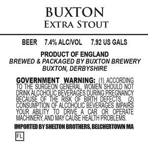 Buxton Brewery Extra Stout December 2013