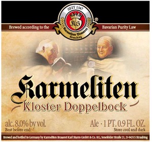 Karmeliten Kloster Doppelbock December 2013