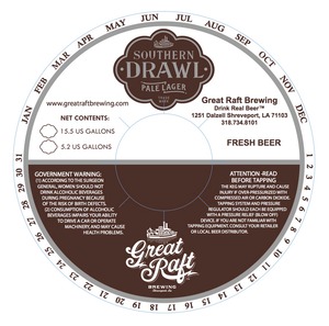 Great Raft Brewing Southern Drawl January 2014
