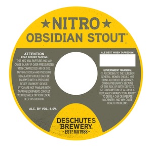 Deschutes Brewery Nitro Obsidian