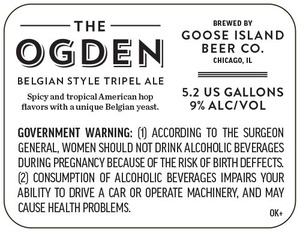 Goose Island Beer Co The Ogden