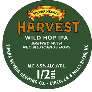 Sierra Nevada Harvest Wild Hop IPA-neo Mexicanus December 2013