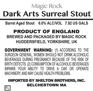 Magic Rock Dark Arts Surreal Stout