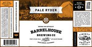 Barrelhouse Brewing Co. Pale Ryder