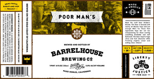 Barrelhouse Brewing Co. Poor Man's