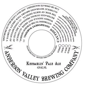 Anderson Valley Brewing Company Keebarlin' January 2014