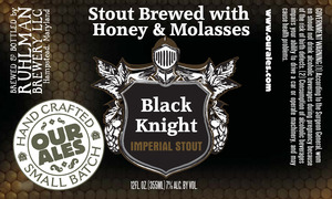 Our Ales Black Knight January 2014