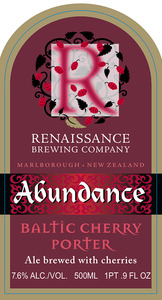 Renaissance Brewing Company Abundance January 2014