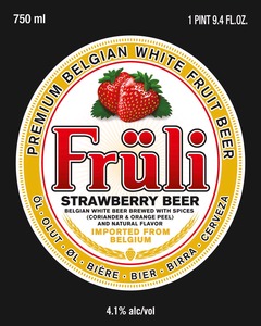 Fruli Strawberry Beer January 2014