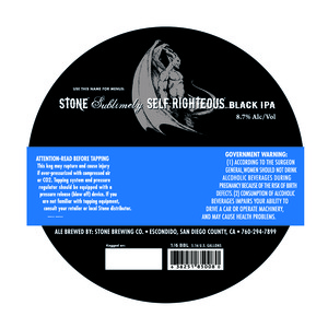 Stone Sublimely Self Righteous January 2014