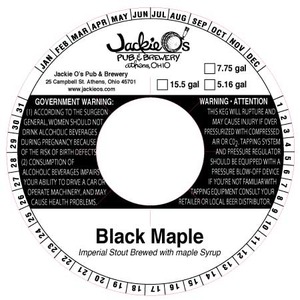 Jackie O's Black Maple