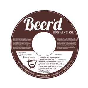 Beer'd Brewing Co. Midnight Oil Oatmeal Stout