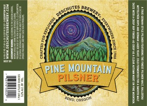 Deschutes Brewery Pine Mountain Pilsner January 2014