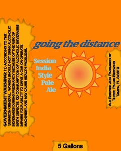 Three Palms Brewing Going The Distance January 2014