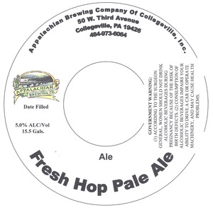 Appalachian Brewing Co Fresh Hop January 2014