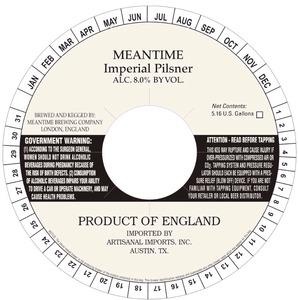 Meantime Imperial Pilsner January 2014