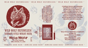 Wild Wolf Brewing Company Wild Wolf Hefeweizen January 2014