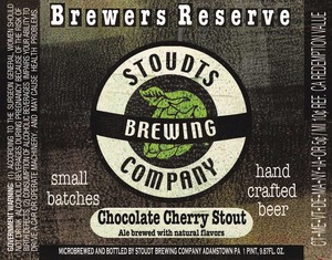 Stoudt's Chocolate Cherry Stout January 2014