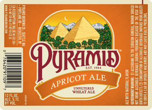 Pyramid Apricot Ale January 2014