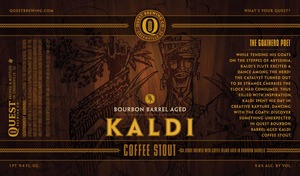 Quest Brewing Company Bourbon Barrel Aged Kaldi