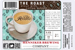 Henniker Brewing Company The Roast January 2014