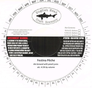 Dogfish Head Festina Peche January 2014